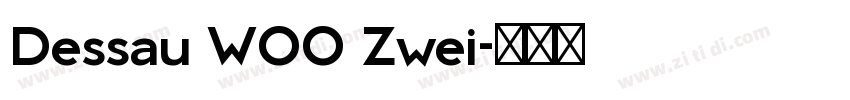 Dessau W00 Zwei字体转换